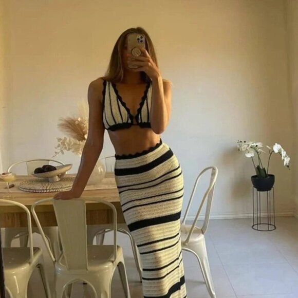 Nonwe Other - Knitted Beach Skirt Sets